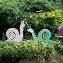  Schnecke Luis, 90 cm - Schnecke Luise, 76,2 cm, davon ca. 20 cm zum Stecken